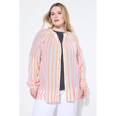 Tunique oversize, tissu texturé à rayures STUDIO UNTOLD