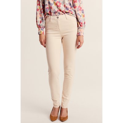Jean slim beige femme La Redoute