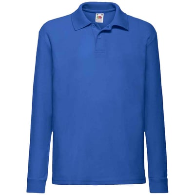 Polo manches longues FRUIT OF THE LOOM