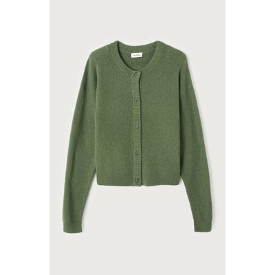 Cardigan de mangas compridas e gola redonda, DAMSVILLE AMERICAN VINTAGE
