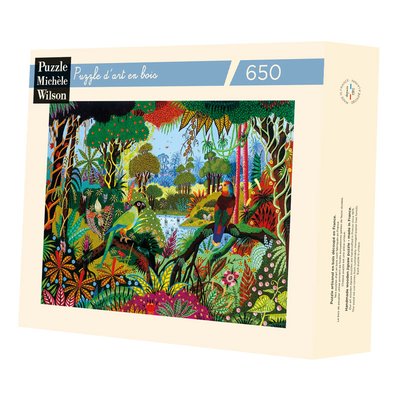 Perruche et amazone d'Alain Thomas PUZZLE MICHELE WILSON