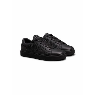 Leather Zip-Up Trainers CALVIN KLEIN JEANS