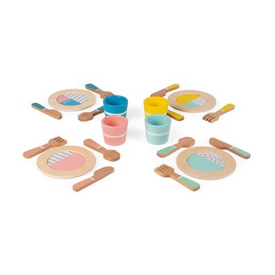 Jouet d'imitation dinette en bois JANOD