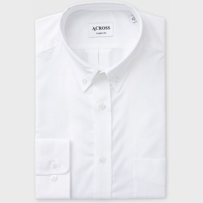 Chemise Confort fit easy care en oxford de coton ACROSS