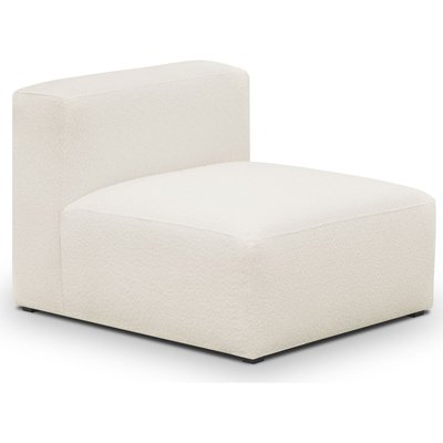 Chauffeuse sans accoudoirs modulable en tissu bouclette - MODULO HOMIFAB