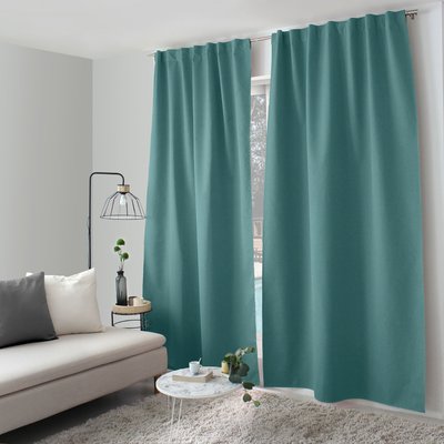 Rideau occultant aspect chambray HOME MAISON