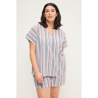 Blouse oversized à rayures et encolure en V STUDIO UNTOLD