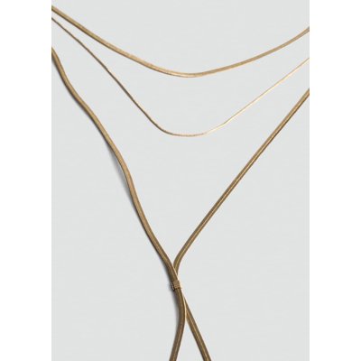 Collier long combiné MANGO