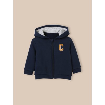 Hoodie zippé  en coton biologique CYRILLUS