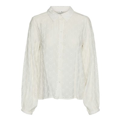 Camisa com bordado inglês VERO MODA