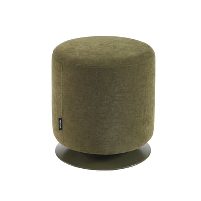 Pouf en tissu et pied pivotant en acier PANTONE