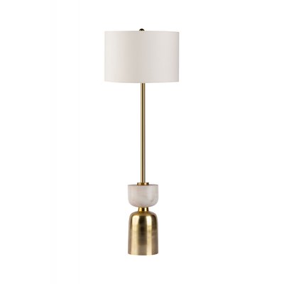 Lampadaire en métal, abat-jour coton, Cirus ARTE ESPINA