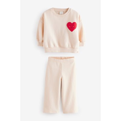 Sweat cœur et pantalon large, ensemble NEXT