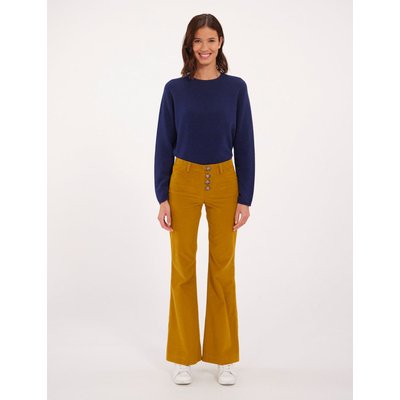 Pantalon Charlotte velours orange INES DE LA FRESSANGE PARIS