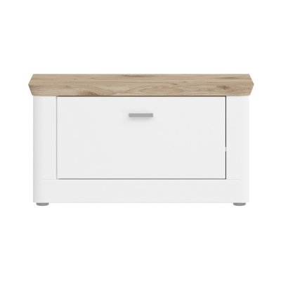 Banc avec rangement chaussures 1 abattant L79 cm - MICHIGAN CALICOSY