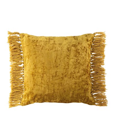 Housse de coussin PAULA en velours irisé BLANC D’IVOIRE