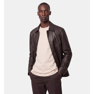 Veste droite torkuir cuir GALERIES LAFAYETTE
