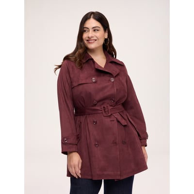 Trench-coat croisé FIORELLA RUBINO