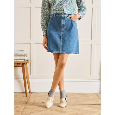 Jupe courte jean coton biologique CYRILLUS