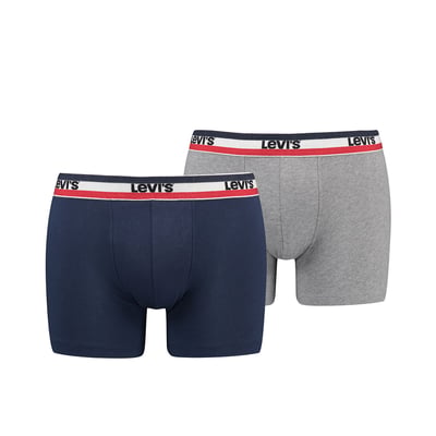 Lot de 2 boxers unis logo sportswear LEVI'S