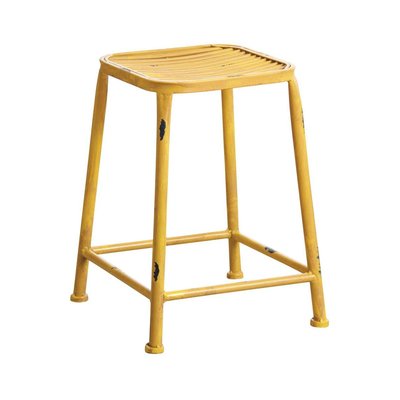 Tabouret carré en métal AUBRY GASPARD