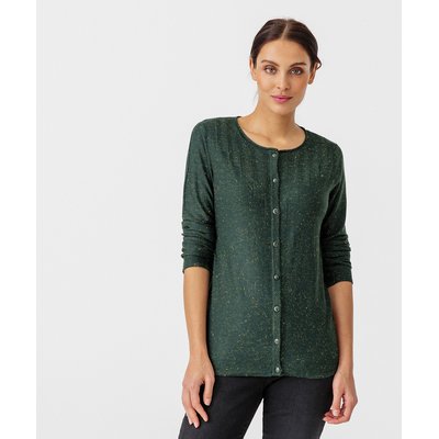Gilet boutonné col rond scintillant DAMART