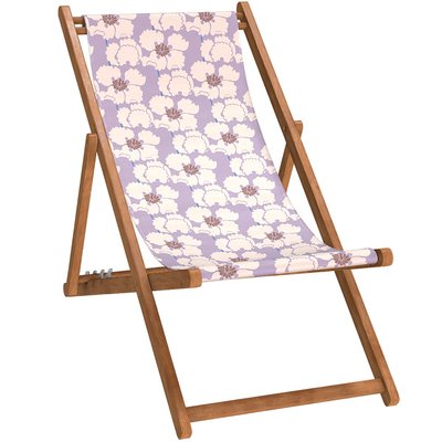 Chilienne hêtre lasuré et toile outdoor, PAOLA VENT DE BOHÈME