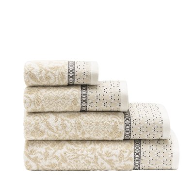 Serviette de bain 550 g/m², CHARME LE JACQUARD FRANCAIS
