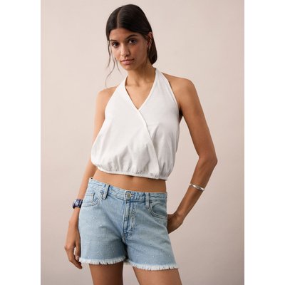 Short à strass taille basse MANGO TEEN