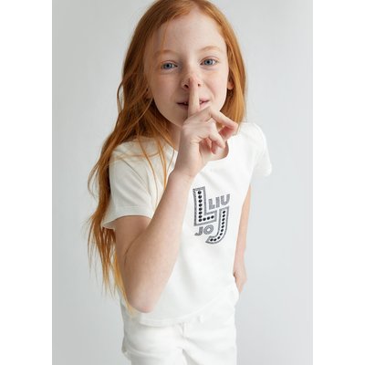 T-shirt en coton avec logo LIU JO