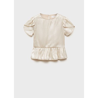 Blouse satinée manches courtes MANGO KIDS