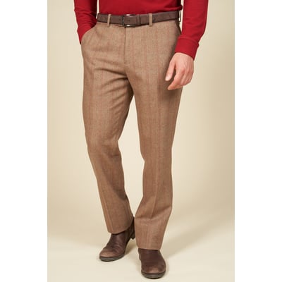 Pantalon italien carreaux chevrons MCS