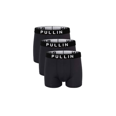 PACK DE 3 BOXERS COURTS NOIR PULLIN