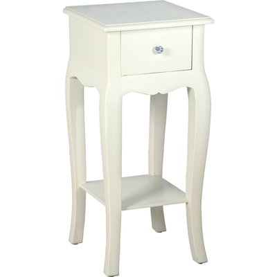 Table de chevet en bois, 1 tiroir RECOLLECTION