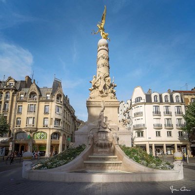 Tableau Sur Toile Colonne Victoire De Reims 65x65 Cm ARCHITECTURE CEANOTHE