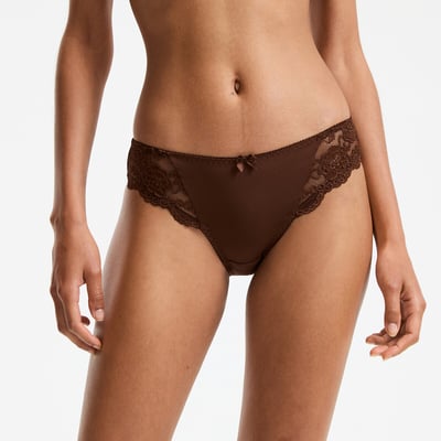 Lot de 2 slips en dentelle et microfibre Anthea ANNE WEYBURN