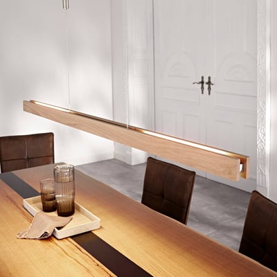 Suspension En Bois Moderne Led, Alin LUCANDE