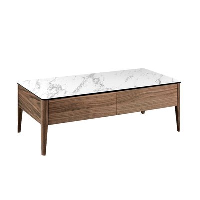 Table basse en porcelaine et bois ANGEL CERDA