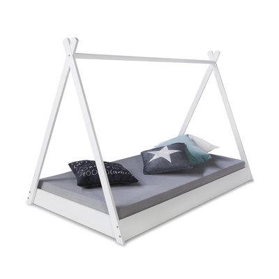 Lit Tipi Blanc 90x200 HOMESTYLE4U