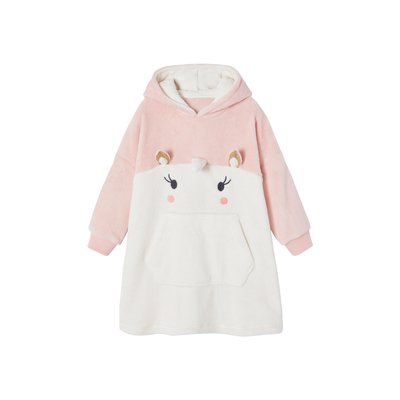 Peignoir plaid à capuche licorne VERTBAUDET