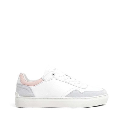 Sneakers En Cuir Avec Détails En Daim PEPE JEANS