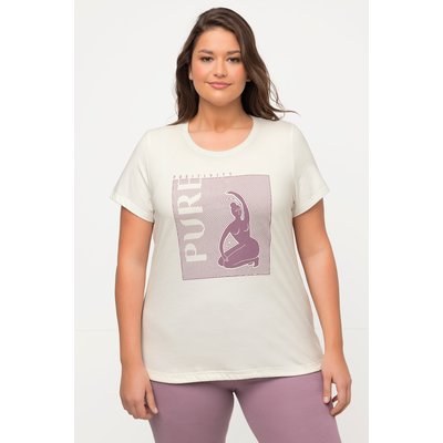 T-shirt de yoga avec imprimé PURE. Coton ULLA POPKEN