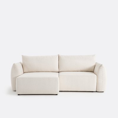 Divano letto angolare, bouclé fine, Edith LA REDOUTE INTERIEURS