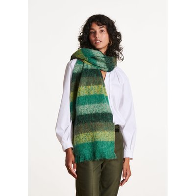 Écharpe mohair à rayures LA FEE MARABOUTEE