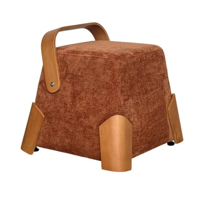 Pouf en tissu avec poignée IENA PIER IMPORT
