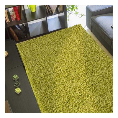 Tapis longs poils shaggy tissé motif uni SIMPLE UN AMOUR DE TAPIS