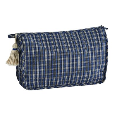 Trousse de toilette coton matelassé carreaux MADAM STOLTZ