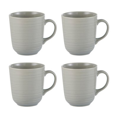 Set of 4 Rippled Mugs MASON CASH