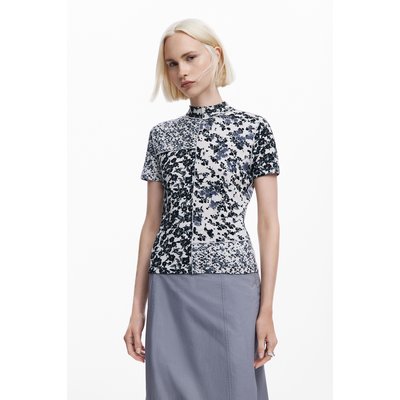 Desigual - T-shirt patchwork fleurs DESIGUAL