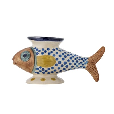 Vase poisson grès peint  Nobu BLOOMINGVILLE